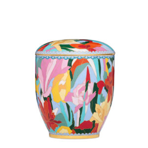 Nouveau Floral Cloisonne Adult Urn