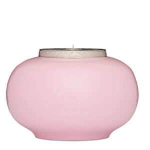 Pink and Silver Candle Urn - Adult