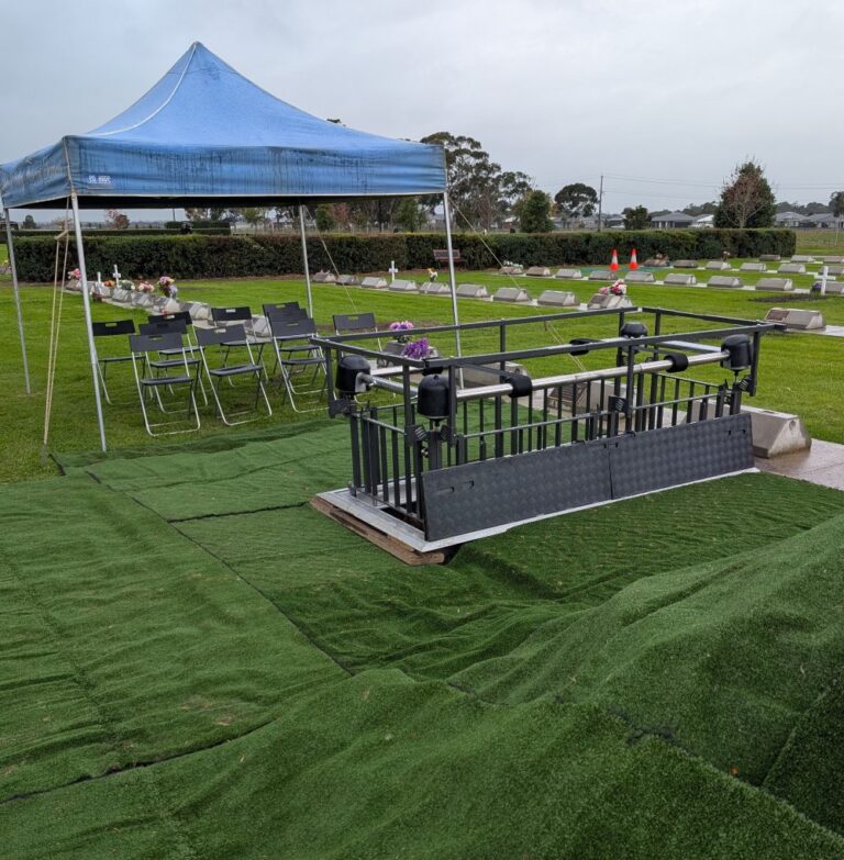 New safety equipment for burials